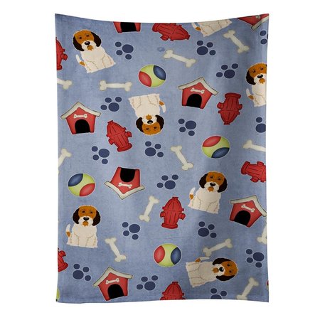 CAROLINES TREASURES Dog House Collection Petit Basset Griffon Veenden Kitchen Towel BB2692KTWL
